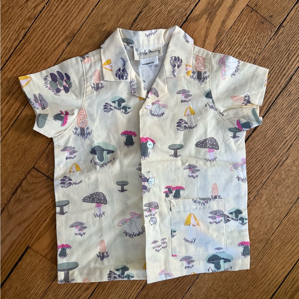 Little Moony Mushroom Shirt - Size 6-9 Months - NWOT